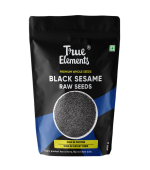 True Elements Black Sesame Raw Seeds 400gm