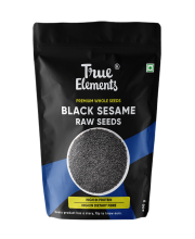 True Elements Black Sesame Raw Seeds 400gm