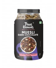 True Elements Muesli Dark Chocolate 1kg (Bottle)