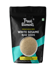 True Elements White Sesame Raw Seeds 400gm