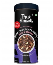 True Elements Dark Chocolate Muesli (Offline Discount) 400gm (Rs. 100 off)