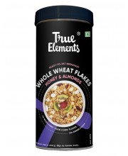 True Elements Whole Wheat Flakes 350gm