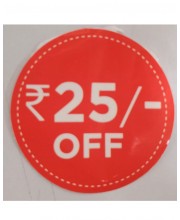 PM 25rs Off Offer Sticker