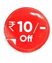 PM 10rs Off Offer Sticker