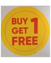 PM Round Sticker Label 1 + 1 Offer (Set)